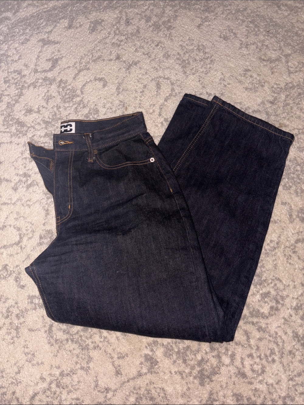 KBB Dark Indigo BARREL Leg Jeans - Classic Fit CURRENT worn twice